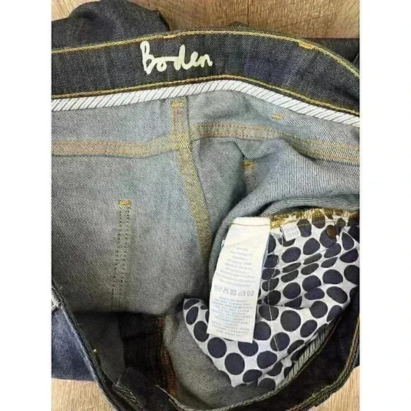 Boden Jeans Women’s 14R US Blue Bootcut Denim High Rise Stretch Dark Wash - Picture 5 of 9